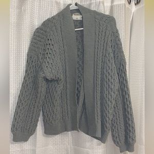 Knit Cropped Cardigan